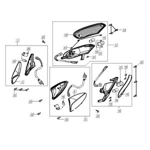 Indicators Kymco Grand Dink 250cc