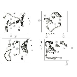 Indicators Kymco Like 200i White