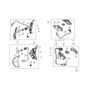 Indicators Kymco Like 4-stroke tecno silver like T T 2015
