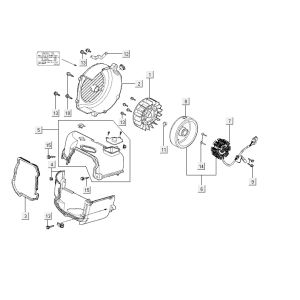 Refrigerator ignition Kymco VP50 4t ac brown metallic