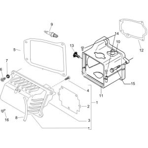 Fridge Piaggio Zip 2000 4-stroke AC