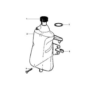 Coolant Reservoir Gilera Runner 98-2005 2-stroke
