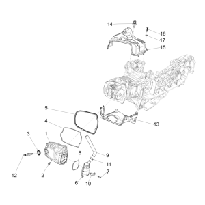Valve Cover - Spark Plug Vespa Sprint 150 3V IE ABS Euro 3 2015