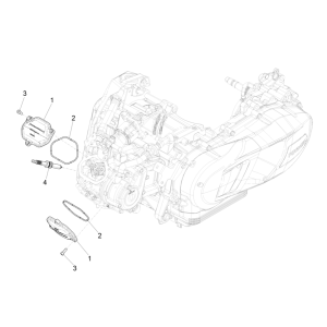 Piaggio Medley 125 ABS E5 2021-2022 head cover (EMEA)