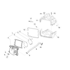 Refrigerator - Valve Cover Vespa Primavera 25km 4-stroke 2-valve