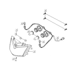 Headlight Kymco People S 300i