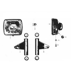 Headlight Zundapp GTS 50 529-024 tm 029
