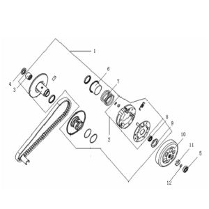 Clutch Generic Ideo cream 2007 2-stroke 25