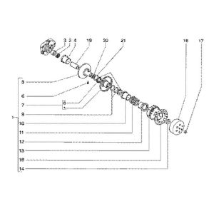 Clutch Gilera Runner 180cc FXR 2-stroke