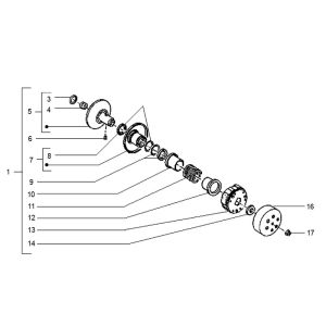 Clutch Gilera Runner 98-2005 2-stroke