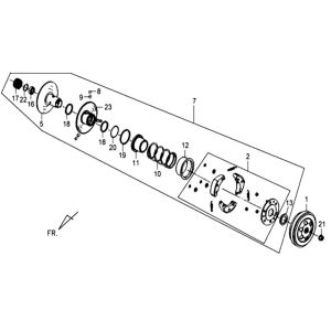 Coupling Sym Mio-Koppeling Sym Mio-1