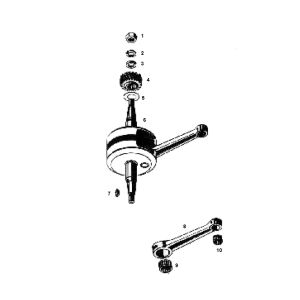 Kreidler Crankshaft 4 accelerate