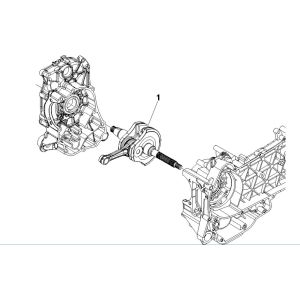 Crankshaft Vespa GTV 250 4T 4V IE
