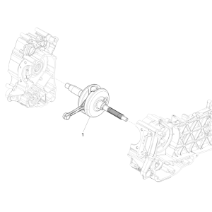Piaggio Medley 125 ABS E5 2021-2022 crankshaft (EMEA)