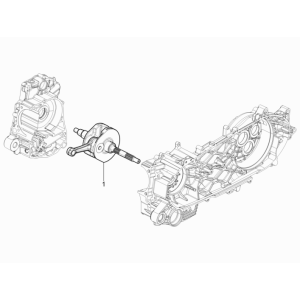 Crankshaft Piaggio Beverly 350 E3 Sport Touring 2013-2014