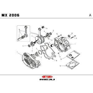 Crankshaft Rieju MX blue 2010 2-Stroke