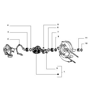 Crankshaft Vespa Ciao 2-stroke