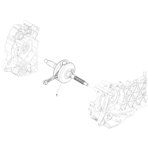 Vespa GTS 125 4T E5 ABS 2021 crankshaft (EMEA)