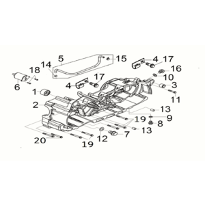 L. crank case comp Sym Joymax Z 125i E5 2022