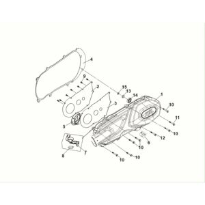 L. crank case cover Sym Symphony ST 125i LC E5