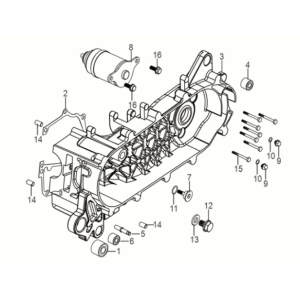 L. crank case Sym Symphony ST 50 E5