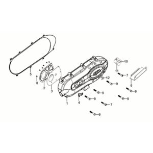 Carterdeksel Sym Jet 14 50i Euro 5