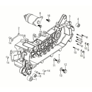 Carterdeksel Sym Jet 14 50i Euro 5