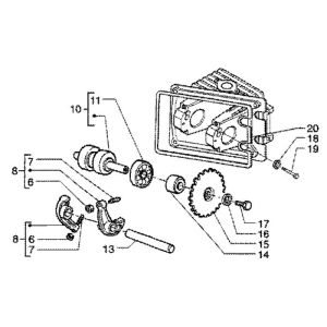 Cylinder head Piaggio Liberty 4-stroke up to 2005