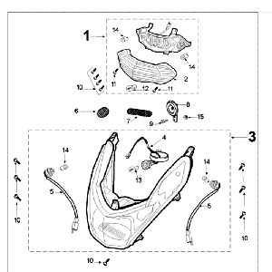 Light Peugeot Kisbee white