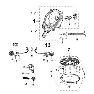 Light Peugeot Ludix 14 black