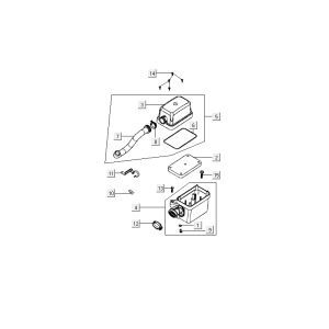 Air filter Kymco MXU 50