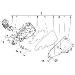 Air Filter Piaggio Fly 4-stroke