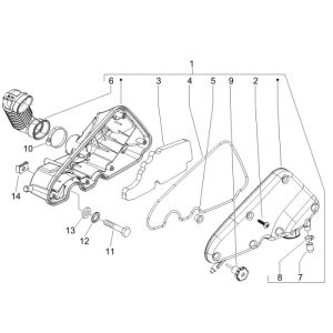 Air Filter Piaggio New Fly 4-stroke 2-valve