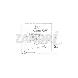 Air filter Santini Capri 125cc white