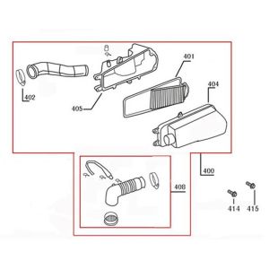 Air filter China R8 white