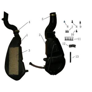 Air filter China Touring black