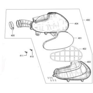 Air filter China Zip black