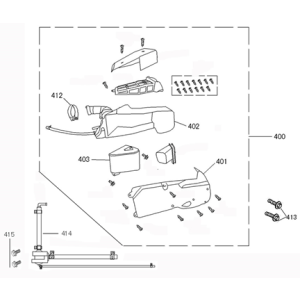 Air filter Eagle-Wing Napoli 125cc white
