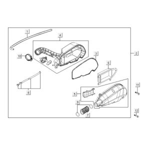 Air Filter Kymco People One 125i