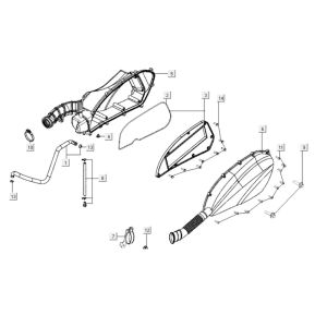 Air Filter Kymco Xciting 400i Pearly Black