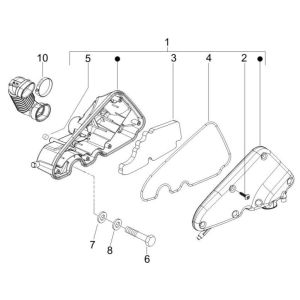 Air Filter Piaggio Zip 2000 4-stroke AC