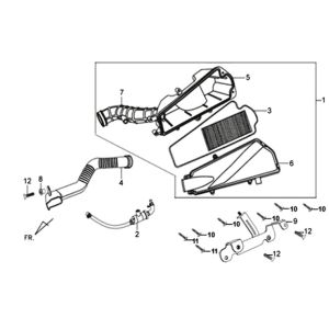 Air filter Sym XPRO 50 E4