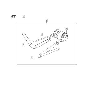 Air membrane Kymco City 16' 4-stroke white