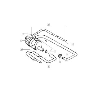 Air membrane Kymco New Dink 4-stroke white