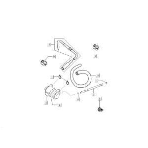 air membrane Kymco Sento 4-stroke blue