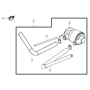 Air membrane Kymco Super 8 Street 4-stroke blue