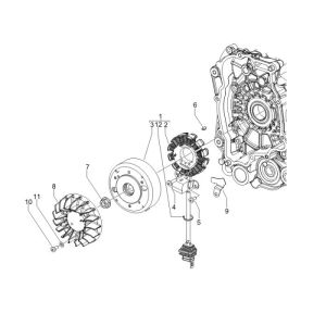 Flywheel Vespa Sprint 2-stroke