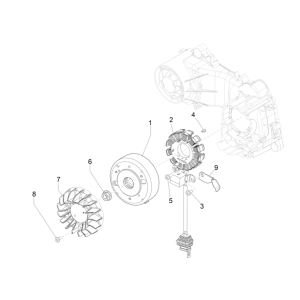 Piaggio Liberty 50 4-stroke magnetic flywheel (IGET Euro 5)