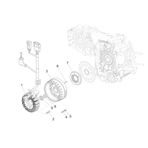 Magnetic flywheel MP3 500 LT Sport 2014-2016