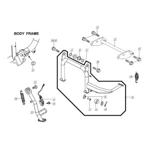 Middle Stand - Side Stand Kymco Myroad 700i